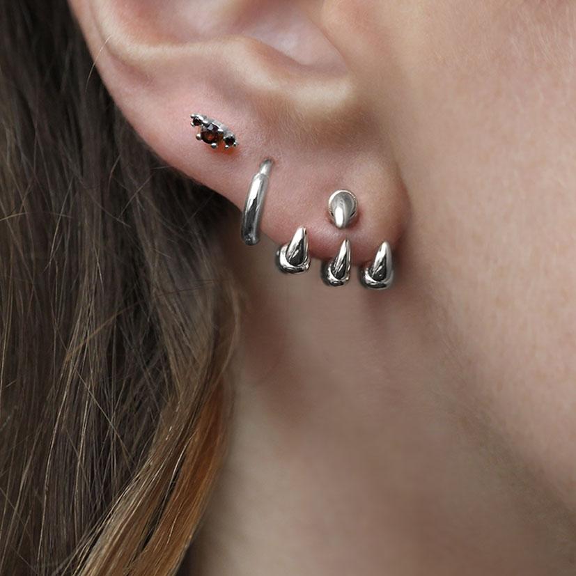 ALOME PIERCINGS Cartilage Earring Hoop - 20G Sterling Silver helix India |  Ubuy